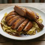 Nationalgericht Slowenien: Pečena Raca z Mlinci (Rezept)