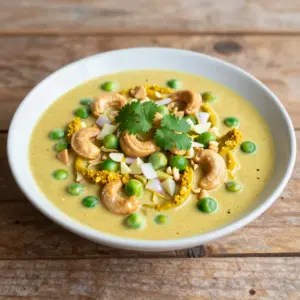 Nationalgericht Sri Lanka: Sri Lankan Cashew and Pea Curry (Rezept)