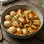 Nationalgericht St. Kitts und Nevis: Crab and Dumplings (Rezept) Nationalgericht St. Kitts und Nevis: Crab and Dumplings (Rezept)