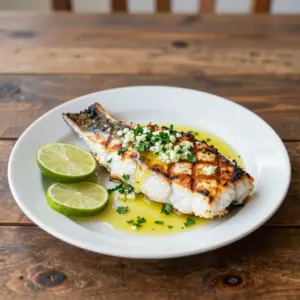 Nationalgericht St. Lucia: Grilled Fish with Lime Sauce (Rezept)