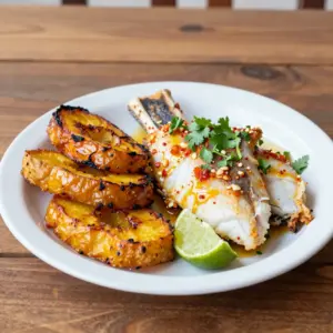Nationalgericht St. Vincent und die Grenadinen: Roasted Breadfruit and Jackfish (Rezept)