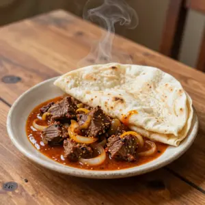 Nationalgericht Sudan: Kisra mit Mullah (Rezept)