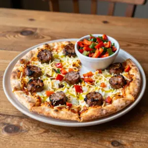 Nationalgericht Südafrika: Boerewors and Chakalaka Pizza (Rezept)