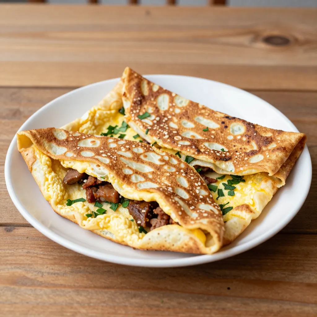 Nationalgericht Taiwan: Egg Pancake (Rezept)