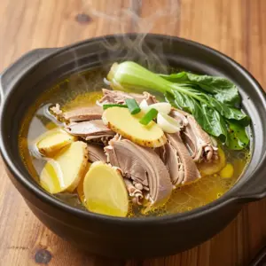 Nationalgericht Taiwan: Ginger Duck Hotpot (Rezept)