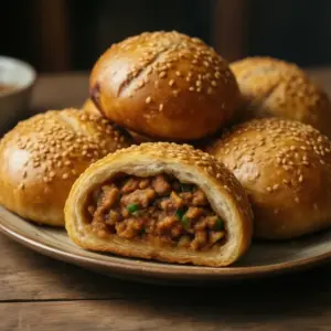 Nationalgericht Taiwan: Pork Pepper Bun (Rezept)
