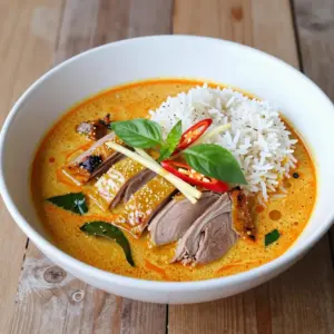 Nationalgericht Thailand: Kaeng Phed Ped Yang (Rezept)