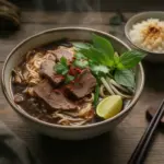 Nationalgericht Thailand: Kuay Tiew Nam Tok (Rezept)