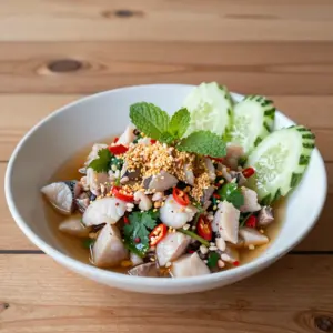 Nationalgericht Thailand: Larb Pla Duk (Rezept)