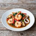 Nationalgericht Thailand: Pad Cha Talay (Rezept)