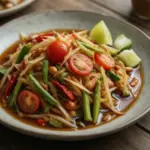 Nationalgericht Thailand: Som Tam Bu Pla Ra (Rezept) Nationalgericht Thailand: Som Tam Bu Pla Ra (Rezept)