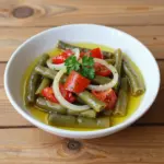 Nationalgericht Türkei: Zeytinyağlı taze fasulye (Rezept) Nationalgericht Türkei: Zeytinyağlı taze fasulye (Rezept)