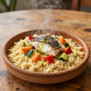 Nationalgericht Tunesien: Couscous au Poisson (Rezept)