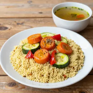 Nationalgericht Tunesien: Couscous aux Légumes (Rezept)