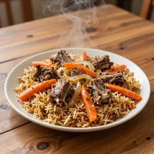 Nationalgericht Turkmenistan: Garaköli Palaw (Rezept)