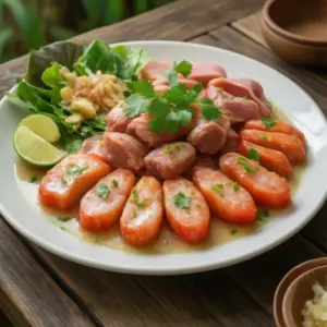 Nationalgericht Tuvalu: Boiled Lobster with Coconut Drizzle (Rezept)