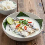 Nationalgericht Tuvalu: Coconut Milk Steamed Fish (Rezept) Nationalgericht Tuvalu: Coconut Milk Steamed Fish (Rezept)