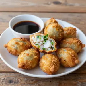 Nationalgericht Tuvalu: Fish and Taro Dumplings (Rezept)