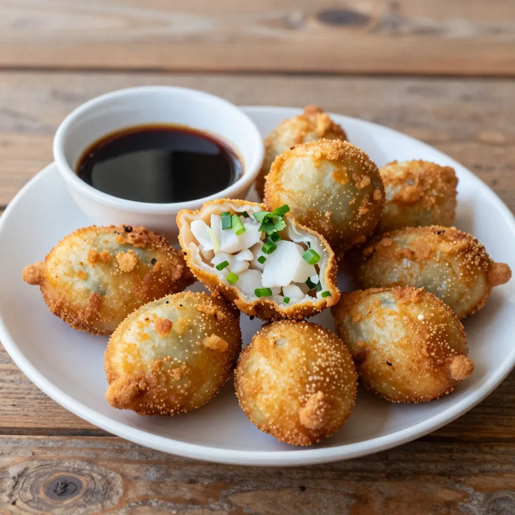 Nationalgericht Tuvalu: Fish and Taro Dumplings (Rezept)