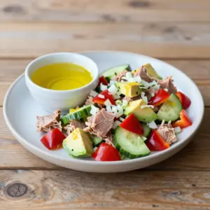 Nationalgericht Tuvalu: Fresh Tuna Salad (Rezept)