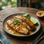 Nationalgericht Tuvalu: Gegrillter Fisch mit Passionsfruchtsauce (Rezept) Nationalgericht Tuvalu: Gegrillter Fisch mit Passionsfruchtsauce (Rezept)