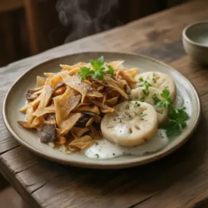 Nationalgericht Tuvalu: Getrockneter Fisch mit Taro (Rezept)