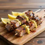 Nationalgericht Tuvalu: Grilled Fish Skewers (Rezept) Nationalgericht Tuvalu: Grilled Fish Skewers (Rezept)