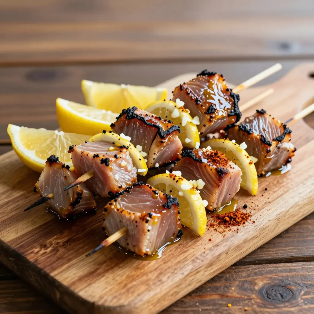 Nationalgericht Tuvalu: Grilled Fish Skewers (Rezept)