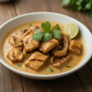 Nationalgericht Tuvalu: Grilled Octopus Coconut Curry (Rezept)