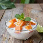Nationalgericht Tuvalu: Papaya Coconut Delight (Rezept)