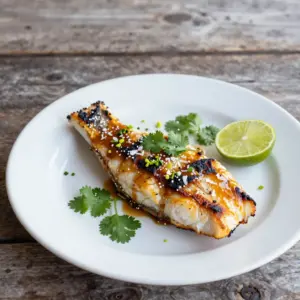 Nationalgericht Tuvalu: Räucherfisch mit Limetten-Kokos-Glasur (Rezept)
