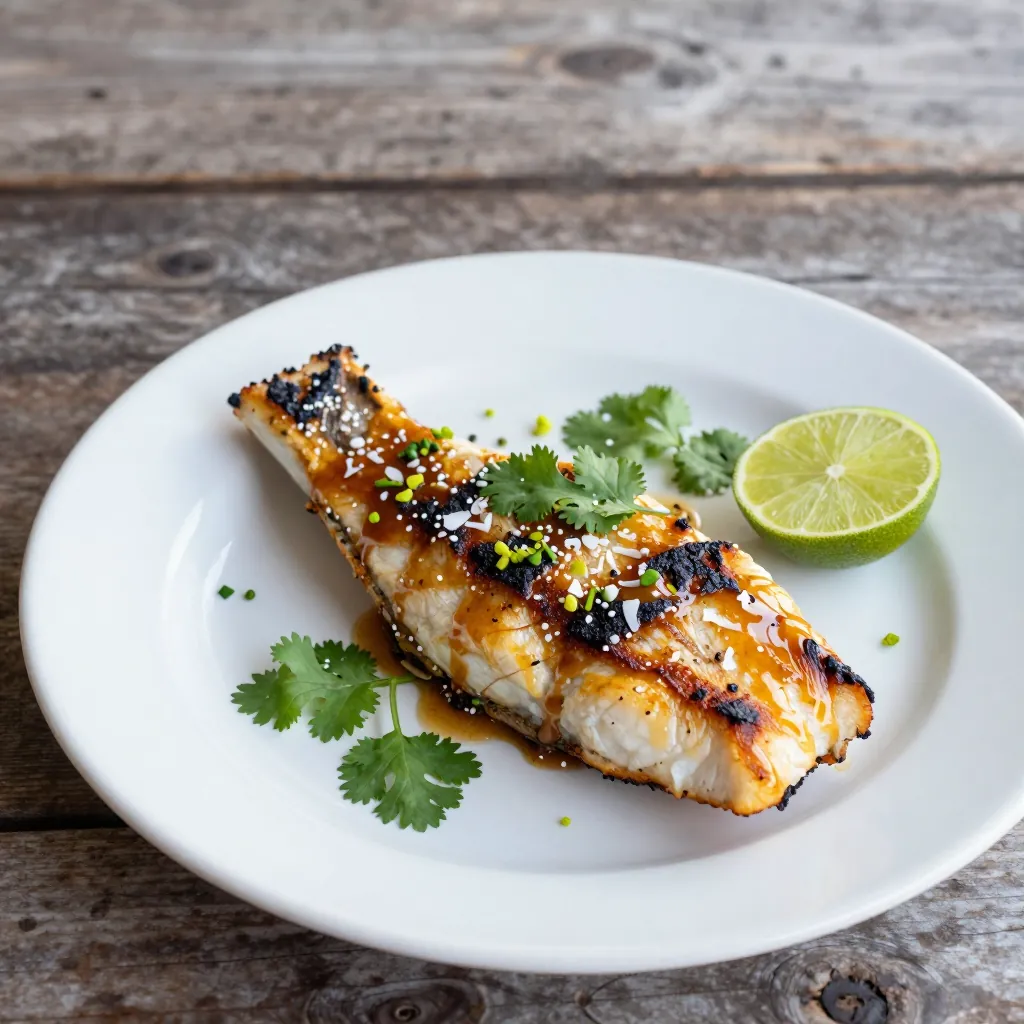 Nationalgericht Tuvalu: Räucherfisch mit Limetten-Kokos-Glasur (Rezept)