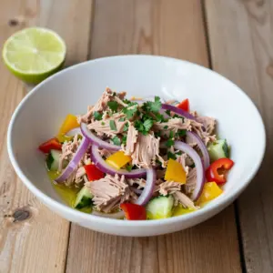 Nationalgericht Tuvalu: Spicy Tuna Salad (Rezept)