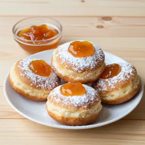 Nationalgericht Ungarn: Faschingskrapfen mit Aprikosenmarmelade (Rezept)
