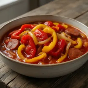 Nationalgericht Ungarn: Zöldséges lecsó (Rezept)