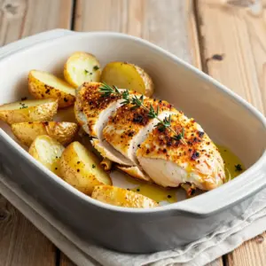 Nationalgericht Uruguay: Pollo al Horno con Papas (Rezept)