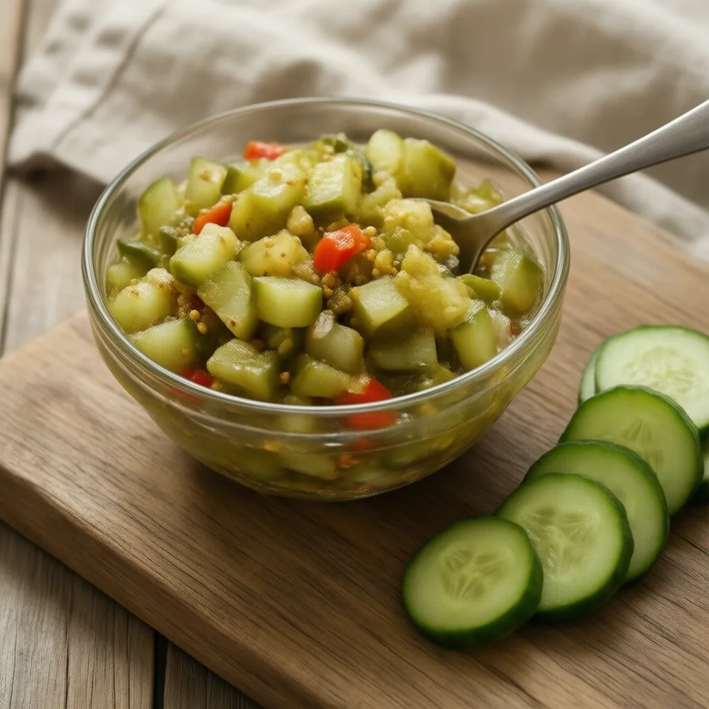 Nationalgericht USA: Gurkenrelish (Rezept)