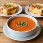 Nationalgericht USA: Tomato Soup and Grilled Cheese (Rezept)