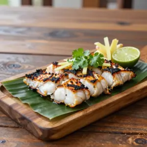 Nationalgericht Vanuatu: Fire-Roasted Fish (Rezept)