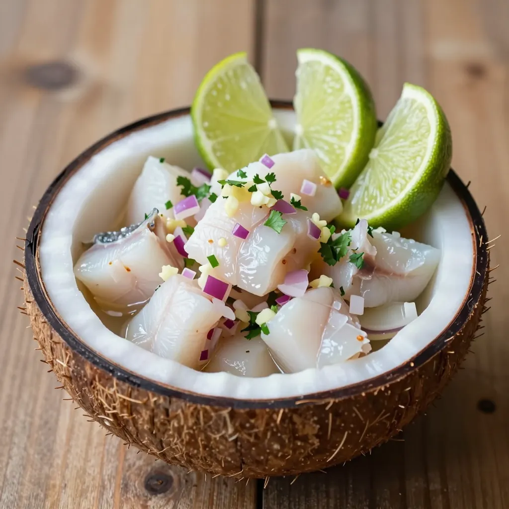 Nationalgericht Vanuatu: Lime-Marinated Fish (Rezept)