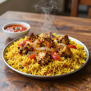 Nationalgericht Vereinigte Arabische Emirate: Chicken Machboos (Rezept)