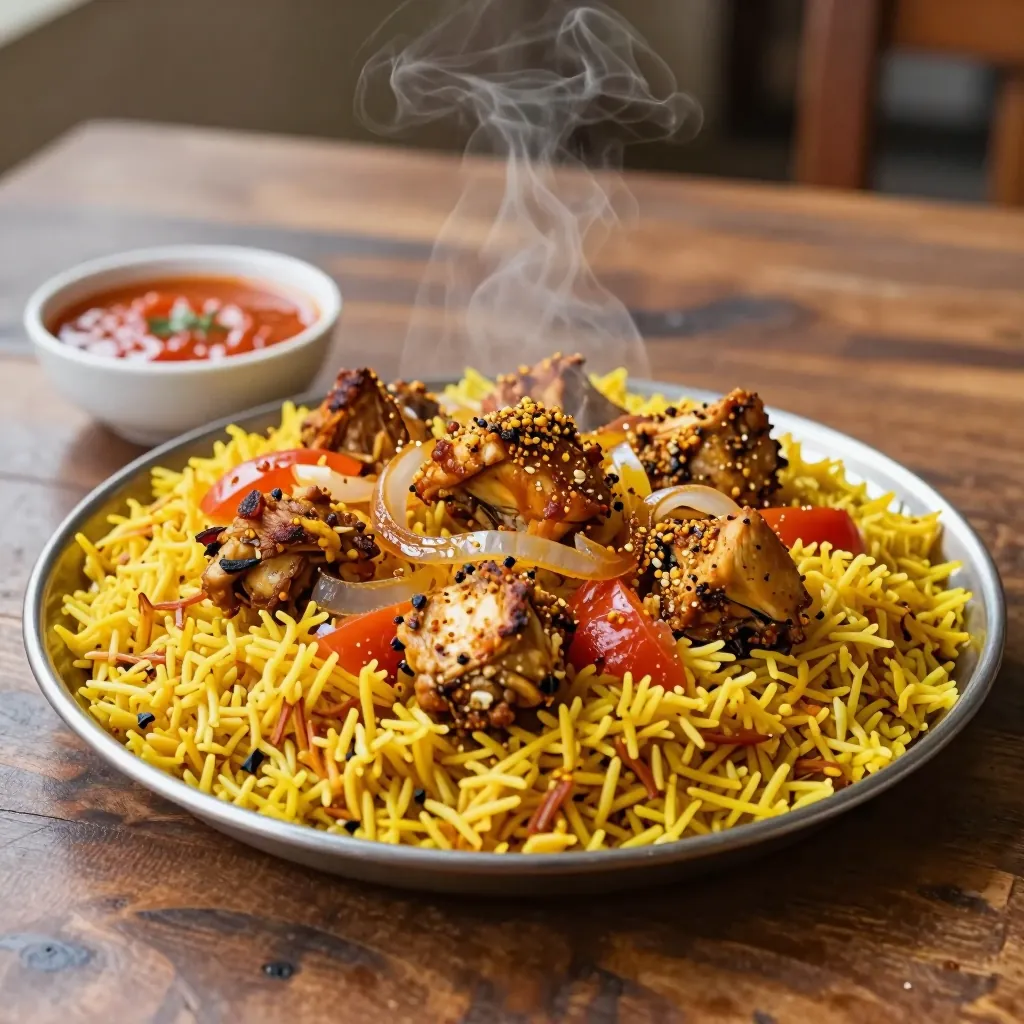 Nationalgericht Vereinigte Arabische Emirate: Chicken Machboos (Rezept)