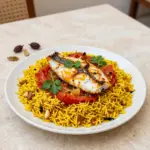 Nationalgericht Vereinigte Arabische Emirate: Emirati Fish Majboos (Rezept) Nationalgericht Vereinigte Arabische Emirate: Emirati Fish Majboos (Rezept)