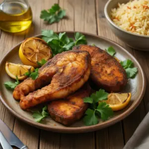 Nationalgericht Vereinigte Arabische Emirate: Samak Mashwi bil Baharat (Rezept)