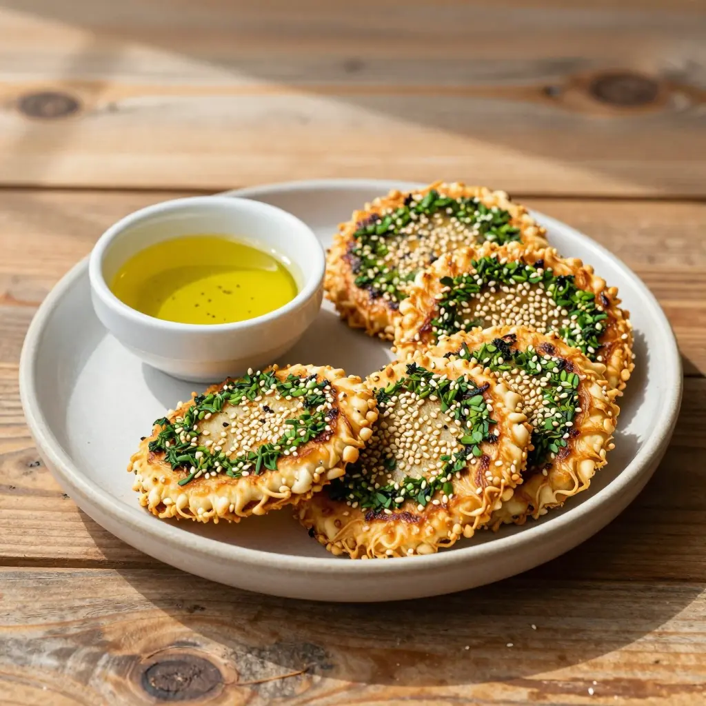 Nationalgericht Vereinigte Arabische Emirate: Zaatar Manaqish (Rezept)