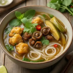 Nationalgericht Vietnam: Bun Oc Chuoi Dau (Rezept)