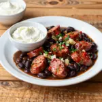 Nationalgericht Zypern: Mavromatika Me Loukaniko (Rezept) Nationalgericht Zypern: Mavromatika Me Loukaniko (Rezept)